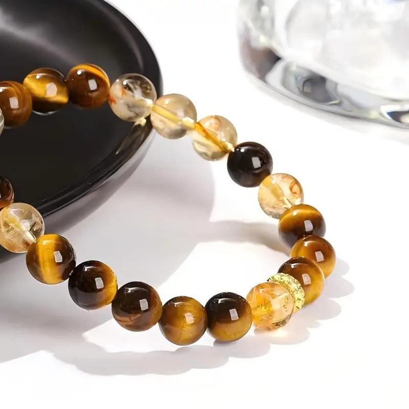 YANFEI Tiger's Eye Stone Bracelets Unisex-4