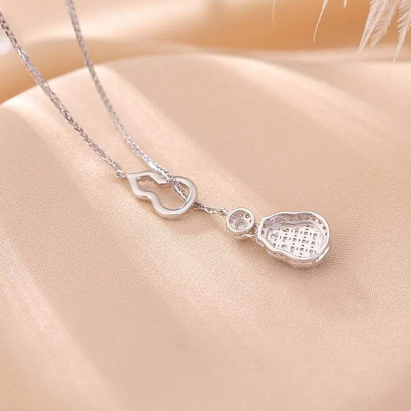 YANFEI Glutinous Jade Jadeite Necklaces Women's-5