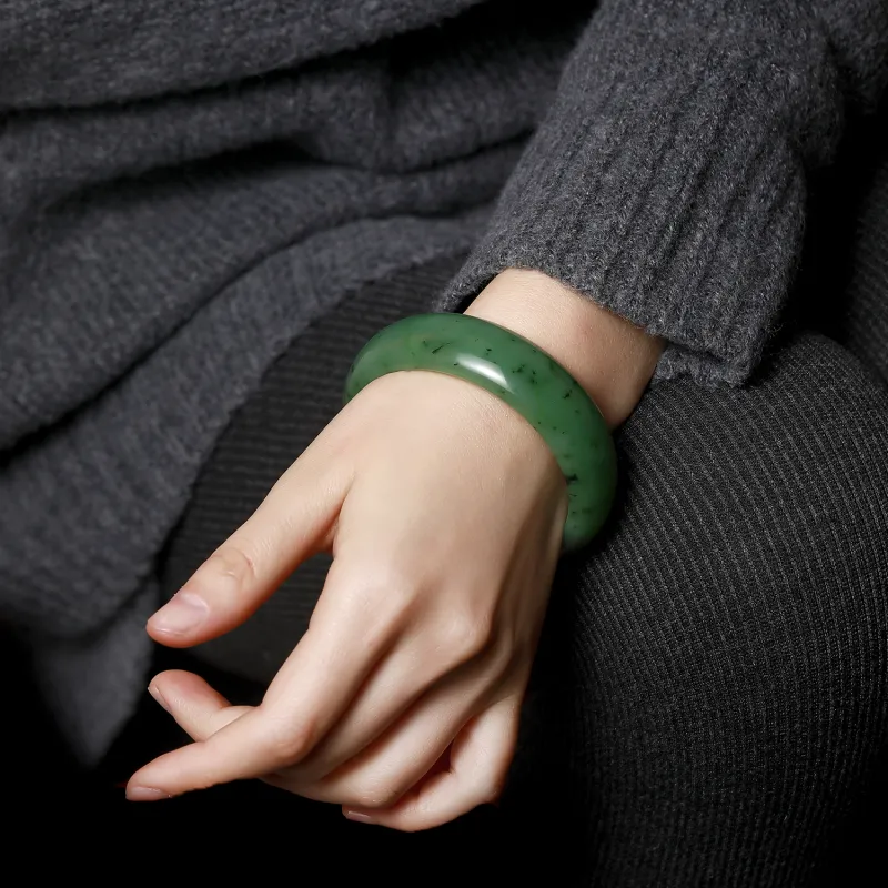 YANFEI Hetian Jade Bangles Jasper Women's-5