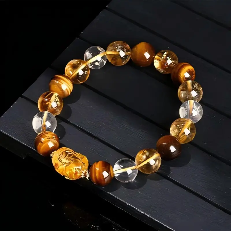 YANFEI Tiger's Eye Stone Bracelets Unisex-3