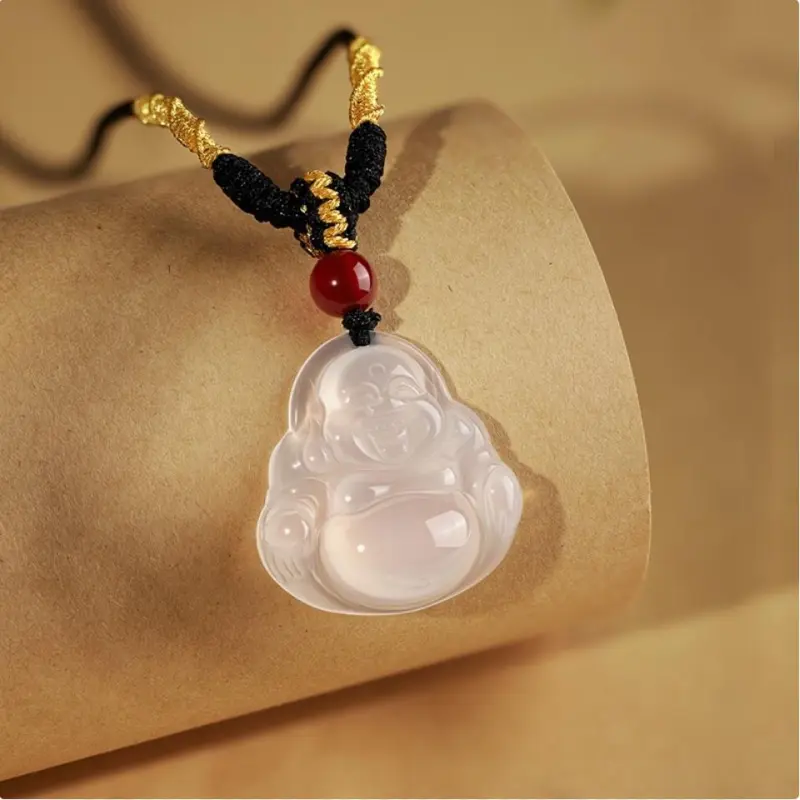 YANFEI Chalcedony Necklaces Unisex-2
