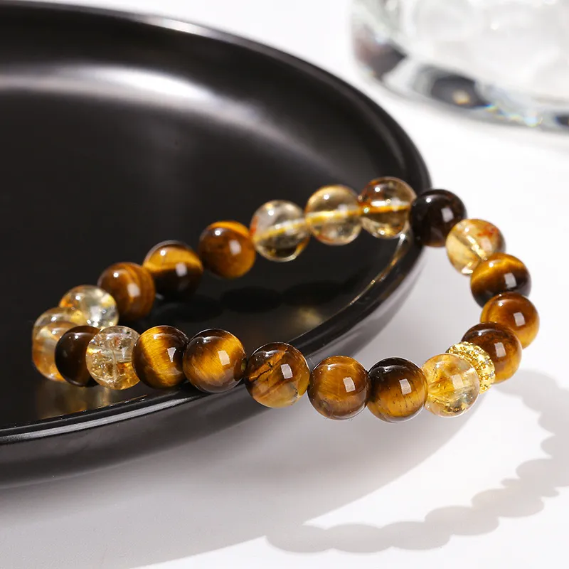 YANFEI Tiger's Eye Stone Bracelets Unisex-3