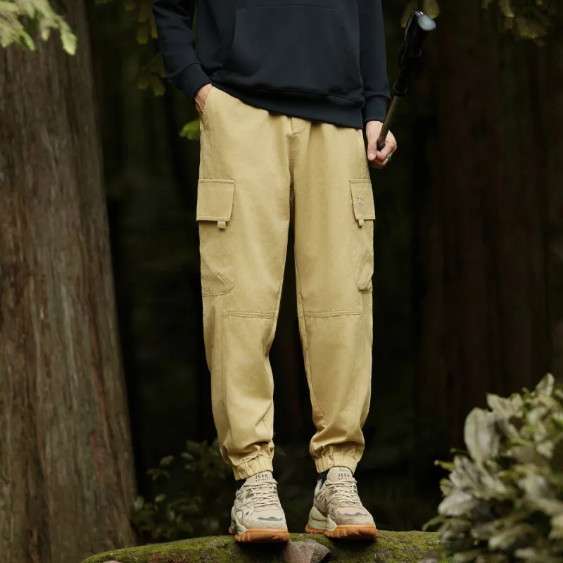 Jeep Cargo Pants Unisex Phantom Black-21