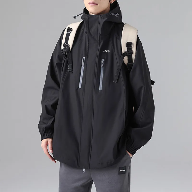 Jeep Black Knight Series Jackets Coats Unisex-6