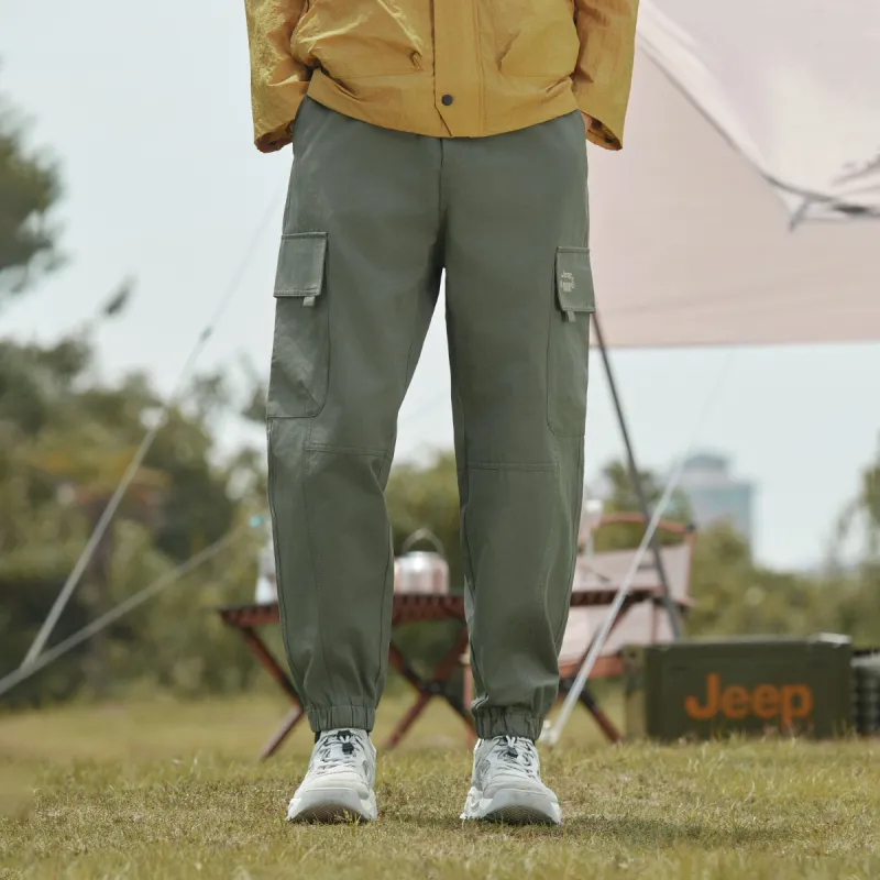 Jeep Cargo Pants Unisex Phantom Black-12