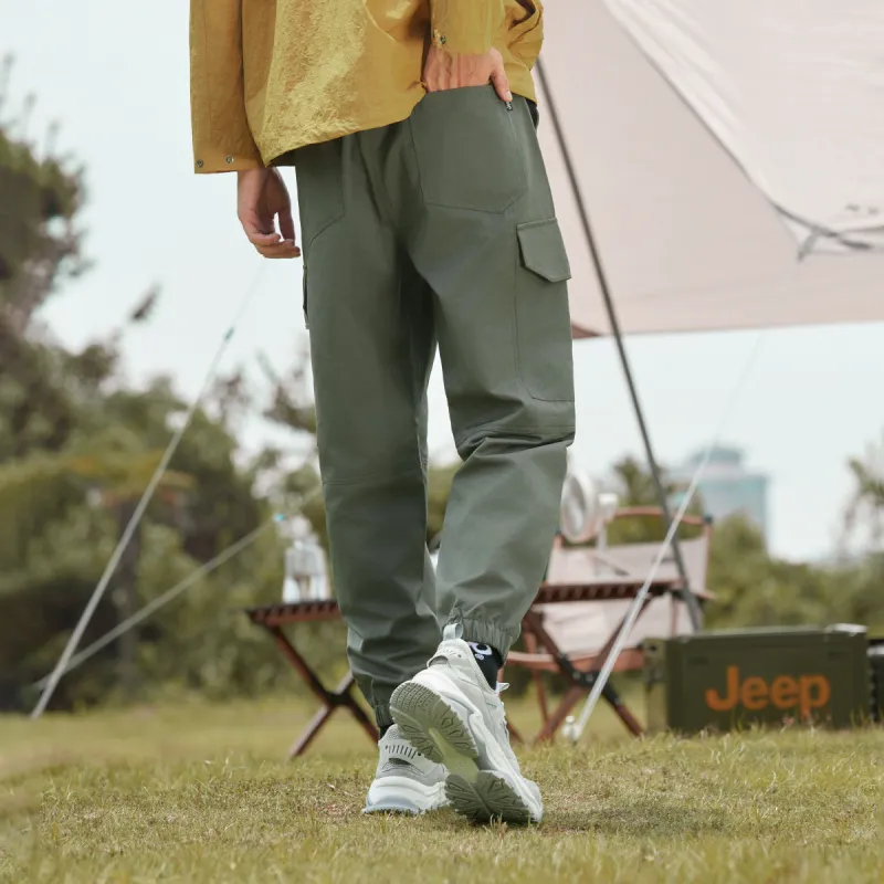 Jeep Cargo Pants Unisex Phantom Black-18