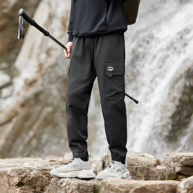 Jeep Cargo Pants Unisex Phantom Black-3