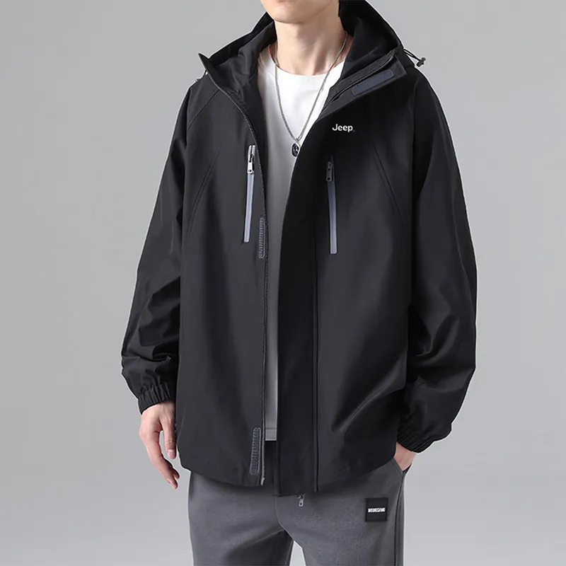 Jeep Black Knight Series Jackets Coats Unisex-4