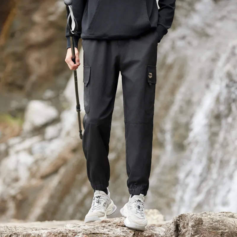 Jeep Cargo Pants Unisex Phantom Black-7