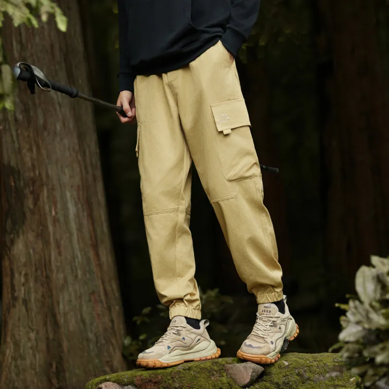 Jeep Cargo Pants Unisex Phantom Black-23