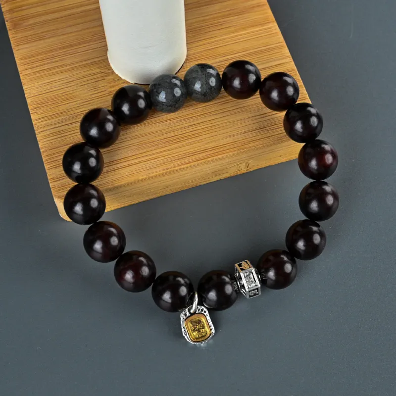 Magic Circle Rosewood Precious Wood Bracelets Unisex-4