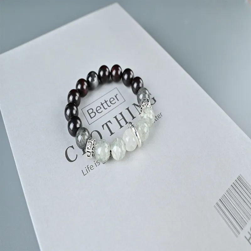 Magic Circle Pterocarpus Bracelets Unisex-5
