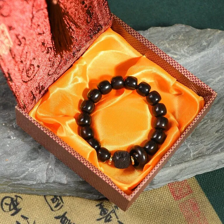 Magic Circle African Blackwood Bracelets Unisex-5