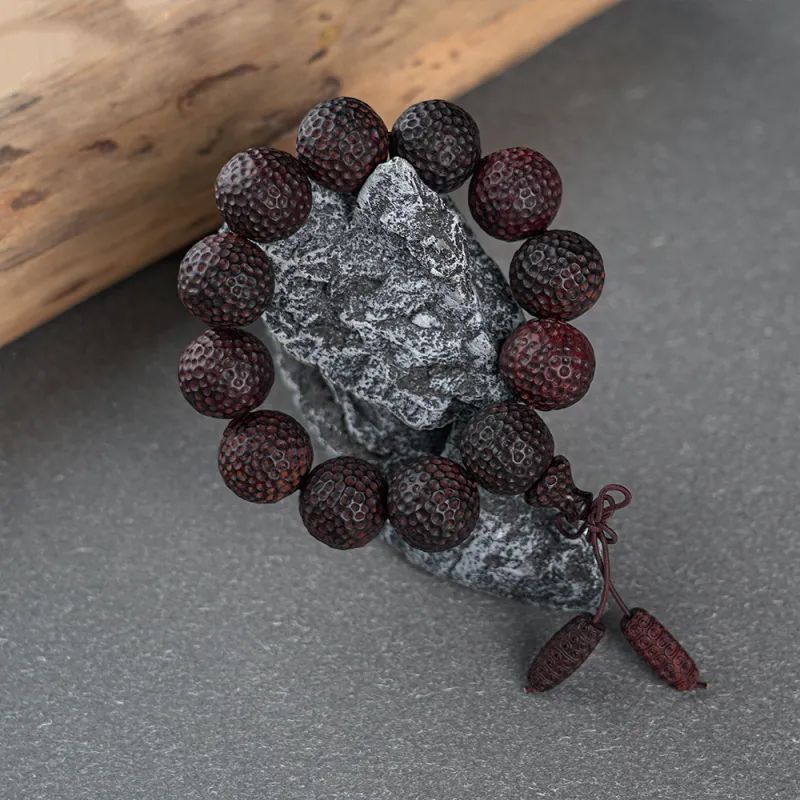 Magic Circle African Blackwood Bracelets Unisex-4