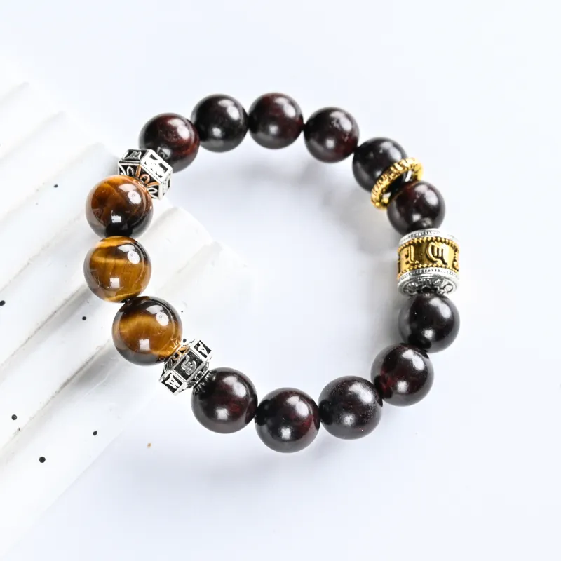 Magic Circle Pterocarpus Bracelets Unisex-4