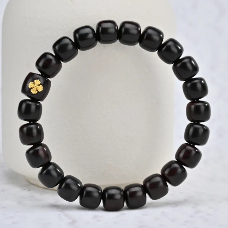 Magic Circle Pterocarpus Wooden Bracelets Unisex-2