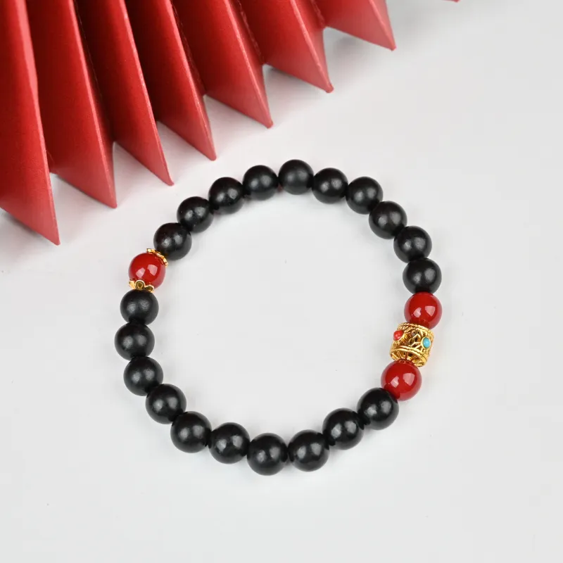 Magic Circle Ebony Bracelets Unisex-2