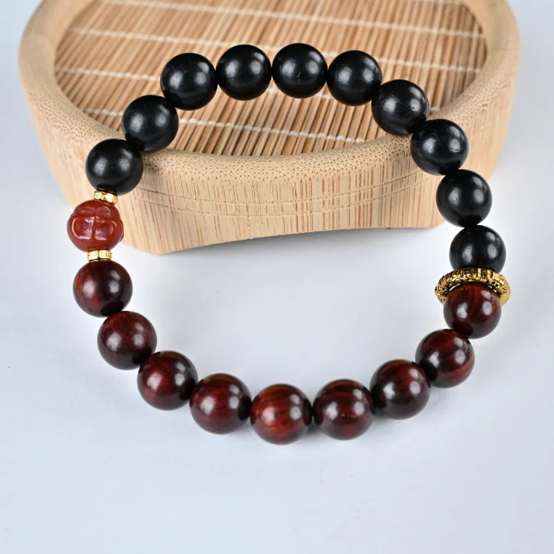 Magic Circle Pterocarpus Bracelets Unisex-2