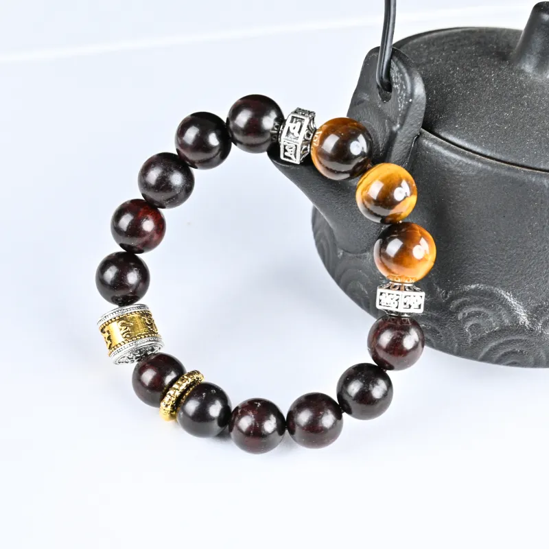 Magic Circle Pterocarpus Bracelets Unisex-3