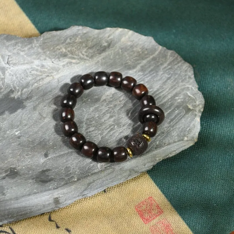 Magic Circle African Blackwood Bracelets Unisex-2