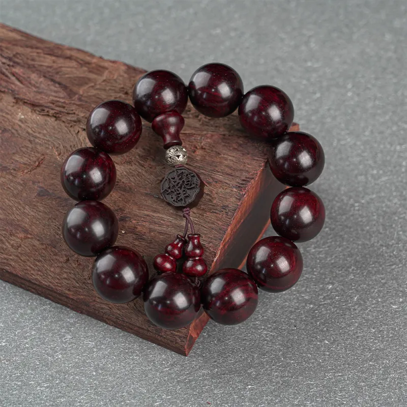 Magic Circle Pterocarpus Bracelets Unisex-3