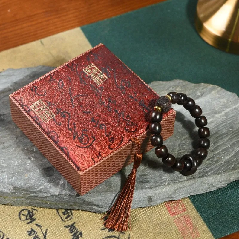 Magic Circle African Blackwood Bracelets Unisex-4