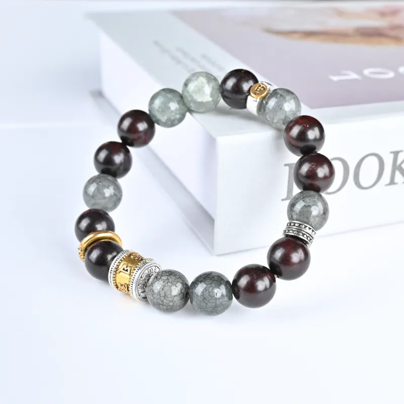 Magic Circle Pterocarpus Bracelets Unisex-5