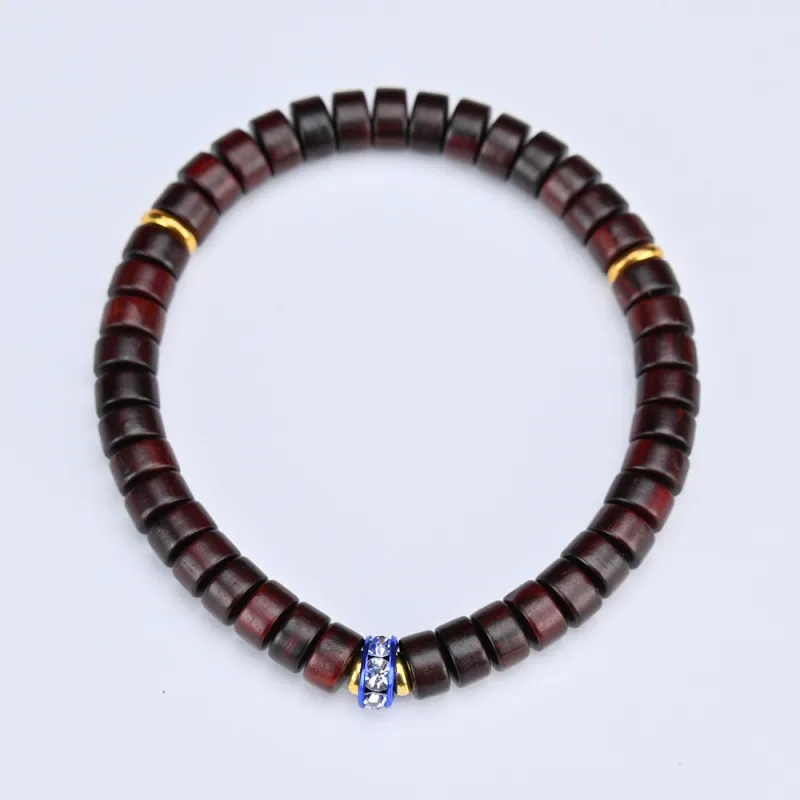 Magic Circle Pterocarpus Wooden Bracelets Unisex-4
