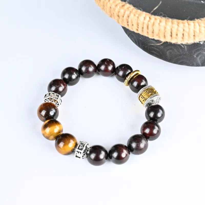 Magic Circle Pterocarpus Bracelets Unisex-5