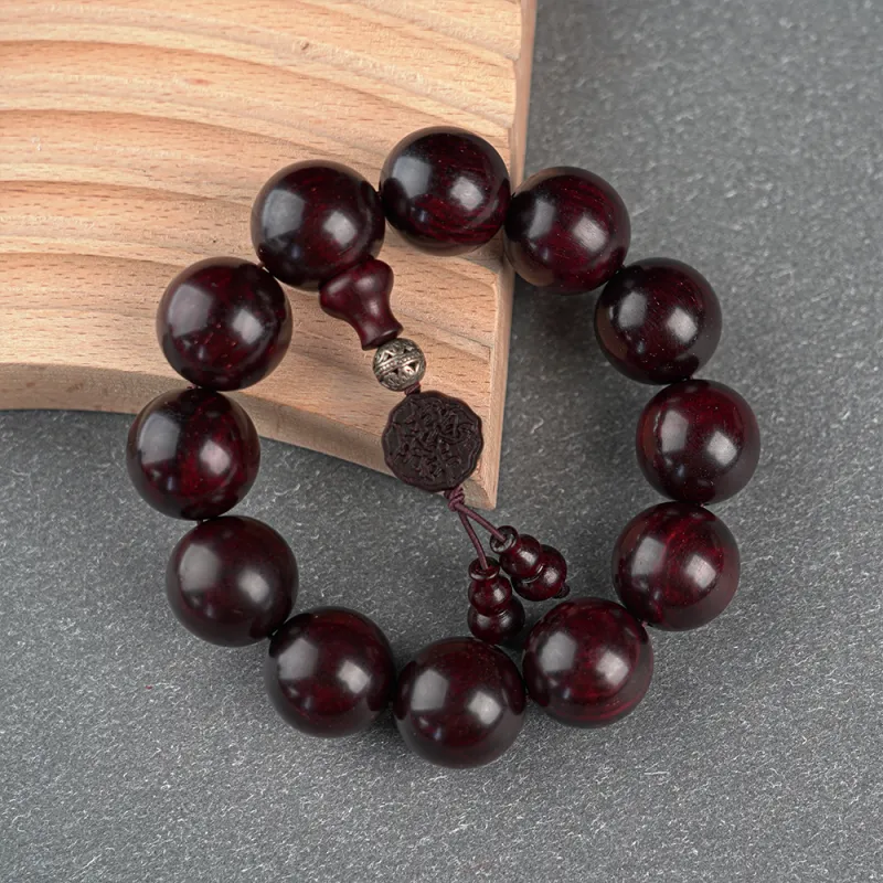 Magic Circle Pterocarpus Bracelets Unisex-5