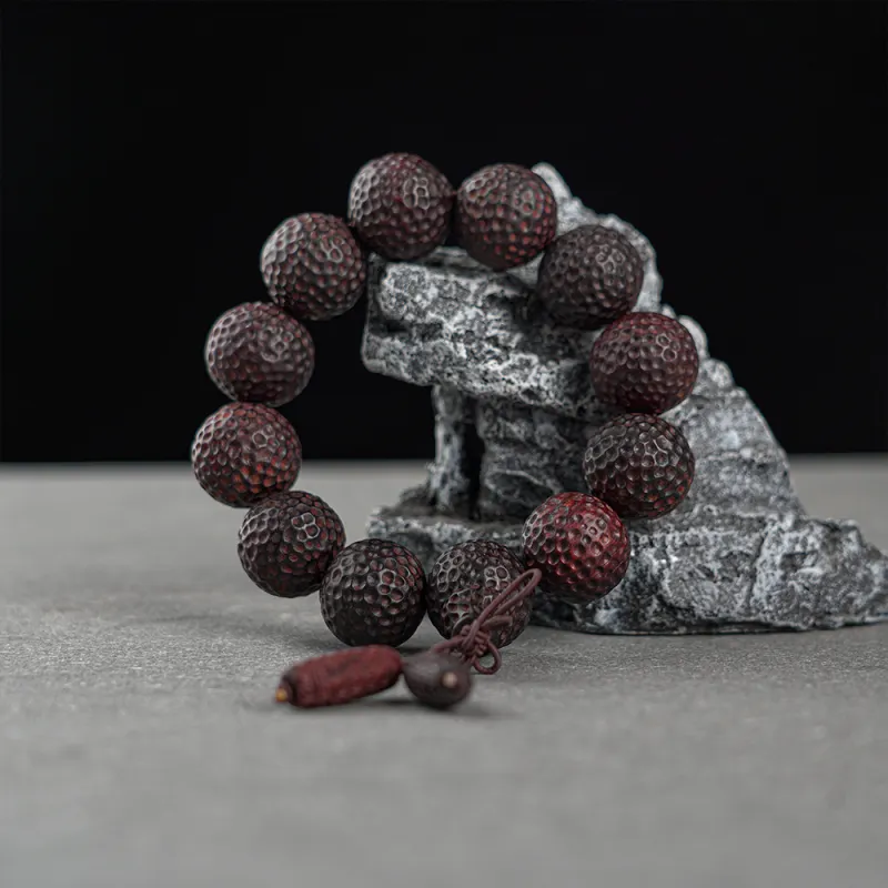 Magic Circle African Blackwood Bracelets Unisex-3