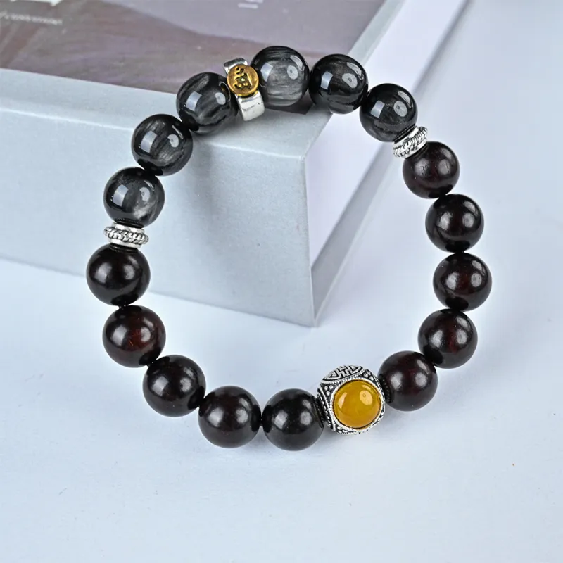 Magic Circle Ebony Bracelets Unisex-2