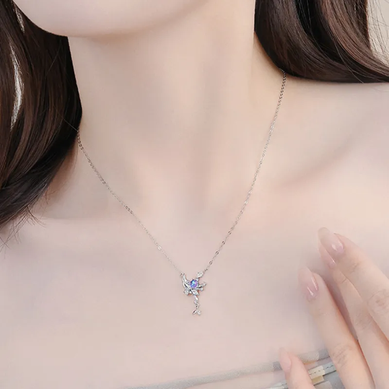 V.WI S925 Silver Necklaces Women's-1