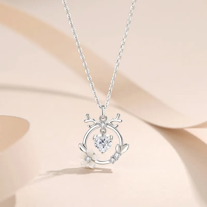 V.WI S925 Silver Necklaces Women's-1