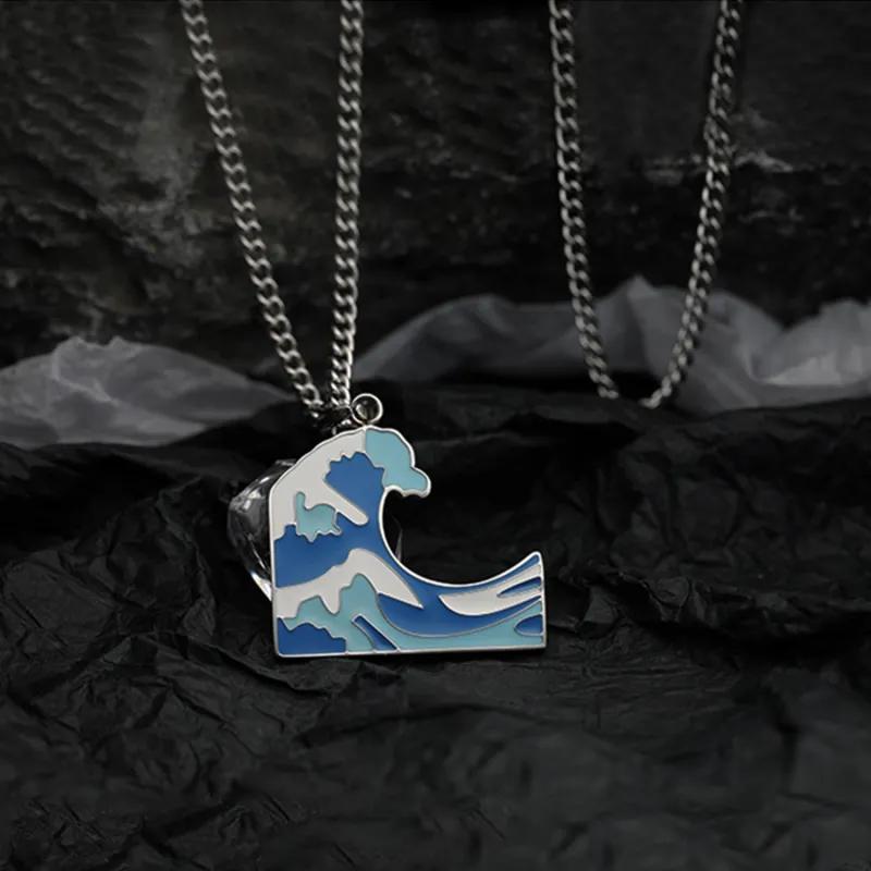 V.WI Titanium Steel Necklaces Unisex-2