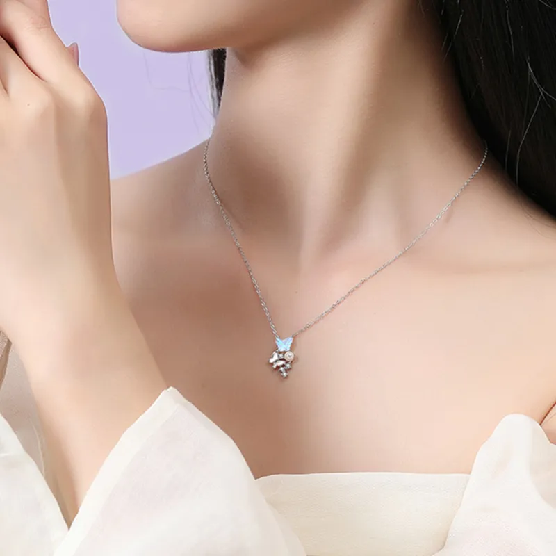 V.WI S925 Silver Necklaces Women's-1