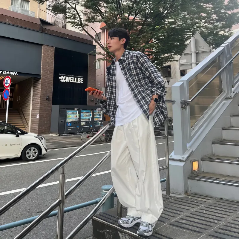 ASEDE Casual Pants Unisex-11