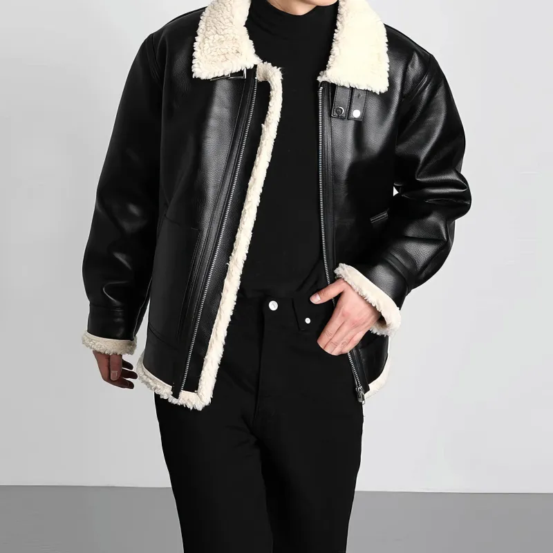 ASEDE Leather Jackets Unisex-4