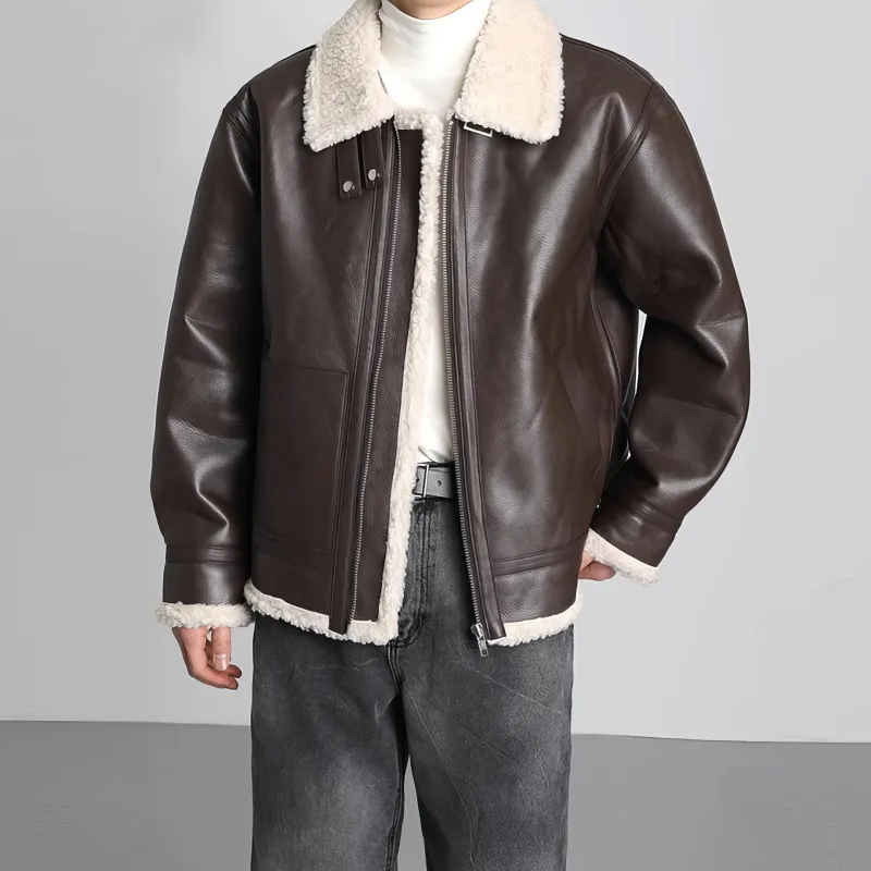 ASEDE Leather Jackets Unisex-9