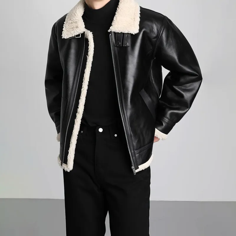 ASEDE Leather Jackets Unisex-3