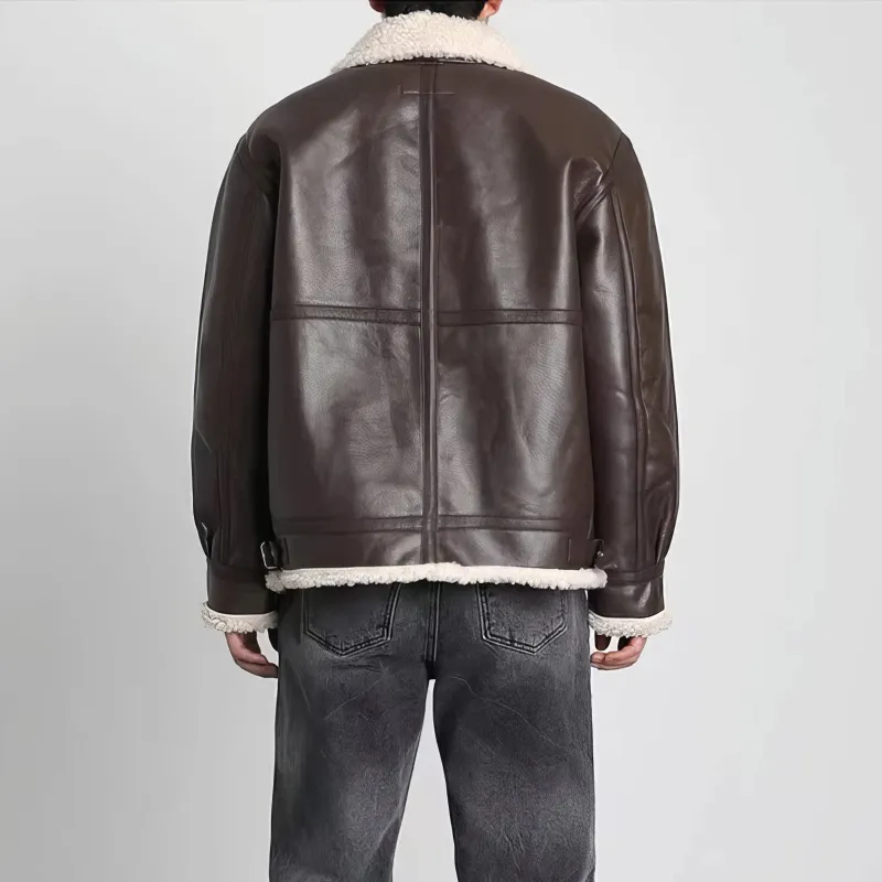 ASEDE Leather Jackets Unisex-13