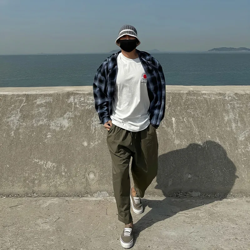 ASEDE Casual Pants Unisex-5