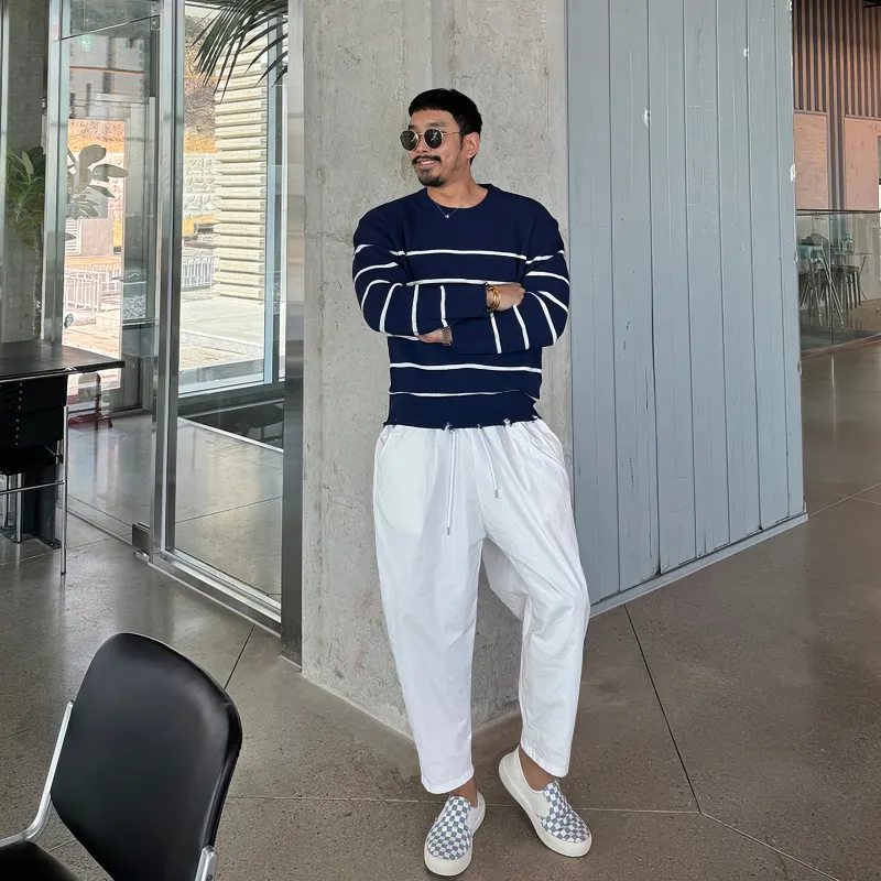 ASEDE Casual Pants Unisex-11