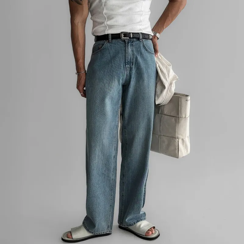 ASEDE Jeans Unisex Light Blue-2