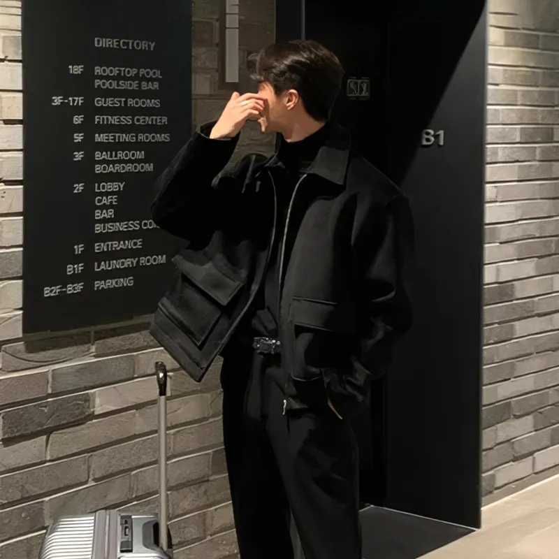 ASEDE Coats Unisex Black-3