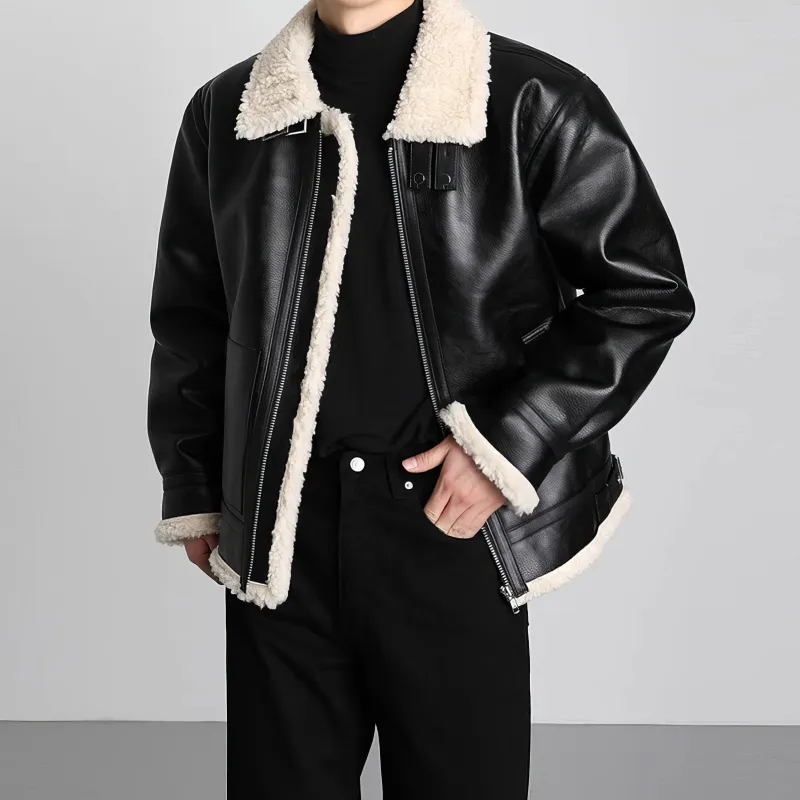 ASEDE Leather Jackets Unisex-2