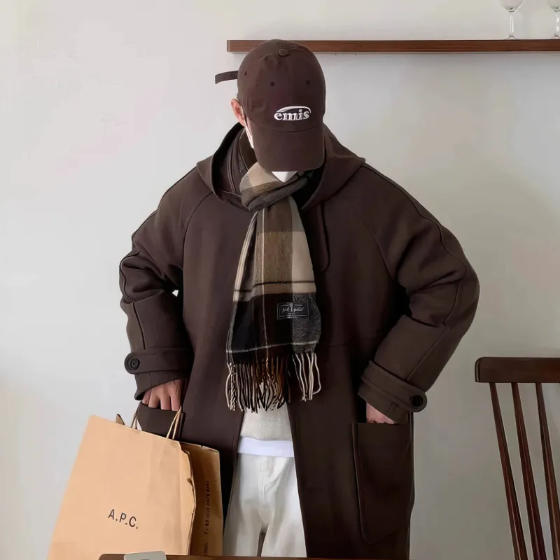 ASEDE Coats Unisex Dark Brown-5