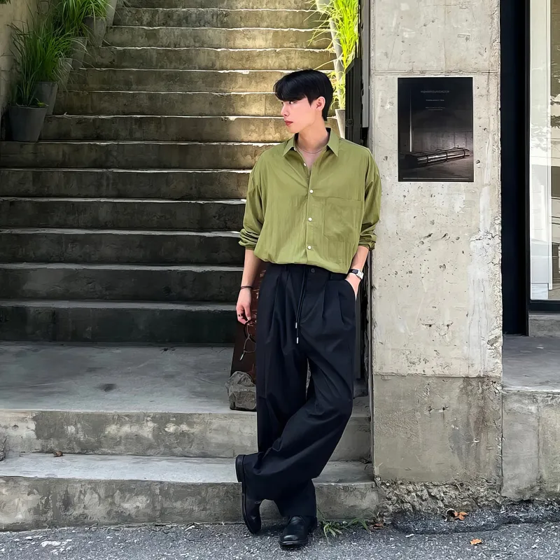 ASEDE Casual Pants Unisex-19