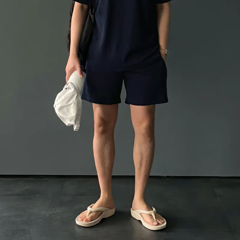 ASEDE Casual Shorts Unisex Dark Blue-2