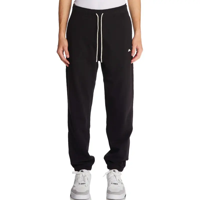 Kappa Robe Giovani Aurion Sweatpants Knitted Sports Pants Men's Black-2
